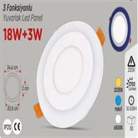 18W.S.A.YUVARLAK 3 FONK. BEYAZ 1